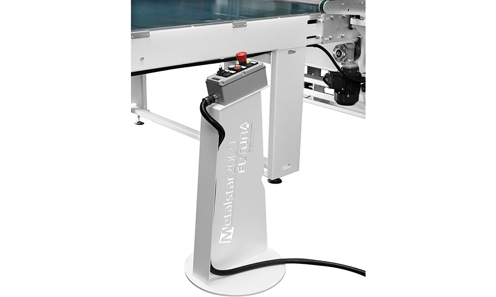 Remote control panel: workpiece return roller Bumerang S1