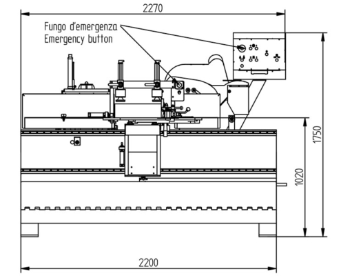 Elite 400 (plan de face), Futura Woodmac