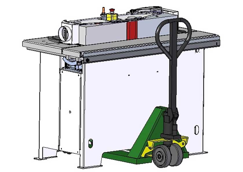 Machine handling, wood sander Level 150: Futura Woodmac