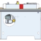 Separated motors, wood sander Level 150: Futura Woodmac