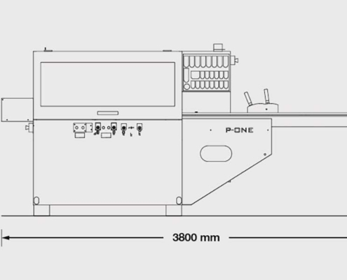 P.One 4 (plan de face), Futura Woodmac