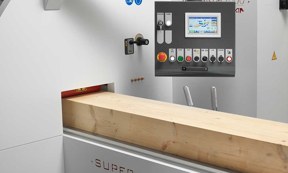 Capacité de travail, Corroyeuses Moulurières 4 Faces Futura Woodmac